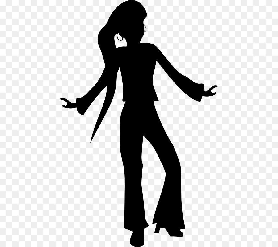 Dance Disco Clip art - Silhouette png download - 512*800 - Free Transparent  png Download.