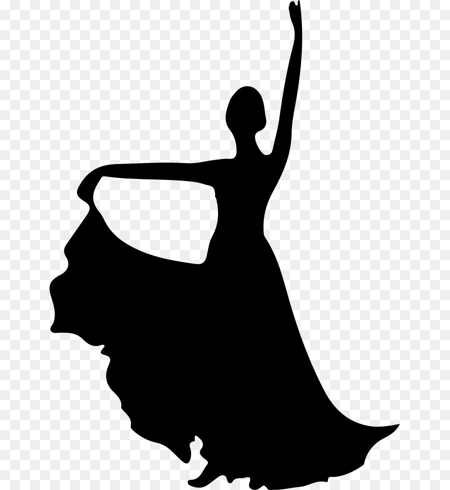Dance Flamenco Silhouette - Silhouette png download - 701*980 - Free Transparent Dance png Download.