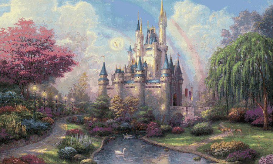 Cinderella Castle Main Street, U.S.A. Jigsaw Puzzles Painting Walt Disney World - Dream png download - 1426*854 - Free Transparent Cinderella Castle png Download.