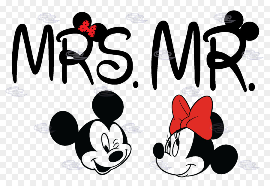 Minnie Mouse Mickey Mouse T-shirt The Walt Disney Company Mr. - mrs. png download - 1013*697 - Free Transparent  png Download.