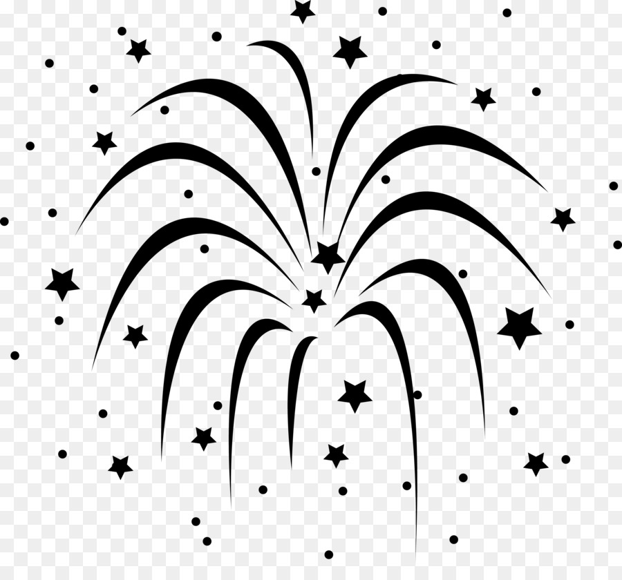 Fireworks Black and white Clip art - Disney Fireworks Cliparts png download - 6900*6287 - Free Transparent  png Download.