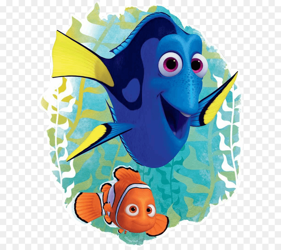 Wall decal Finding Nemo Painting Art - dory disney png download - 669*800 - Free Transparent Wall Decal png Download.