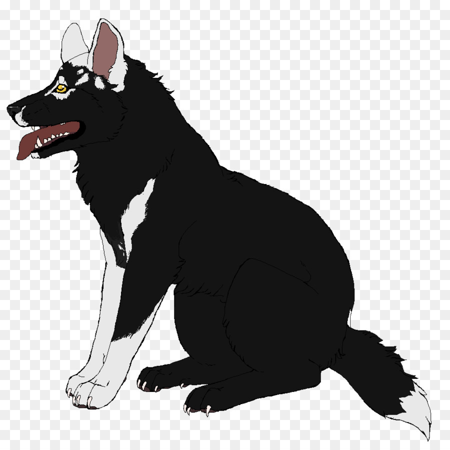 Dog Black Silhouette White Clip art - Dog png download - 1000*1000 - Free Transparent Dog png Download.