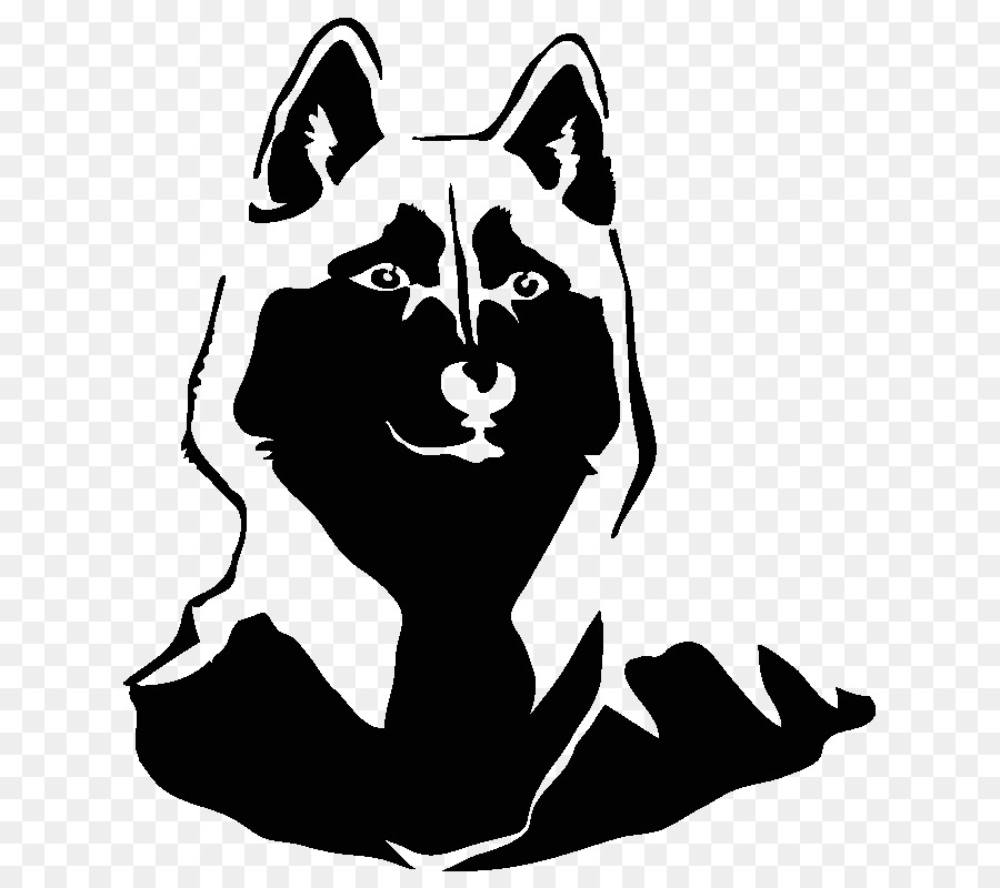 Whiskers Dog Cat Silhouette Clip art - husky silhouette png download - 800*800 - Free Transparent Whiskers png Download.