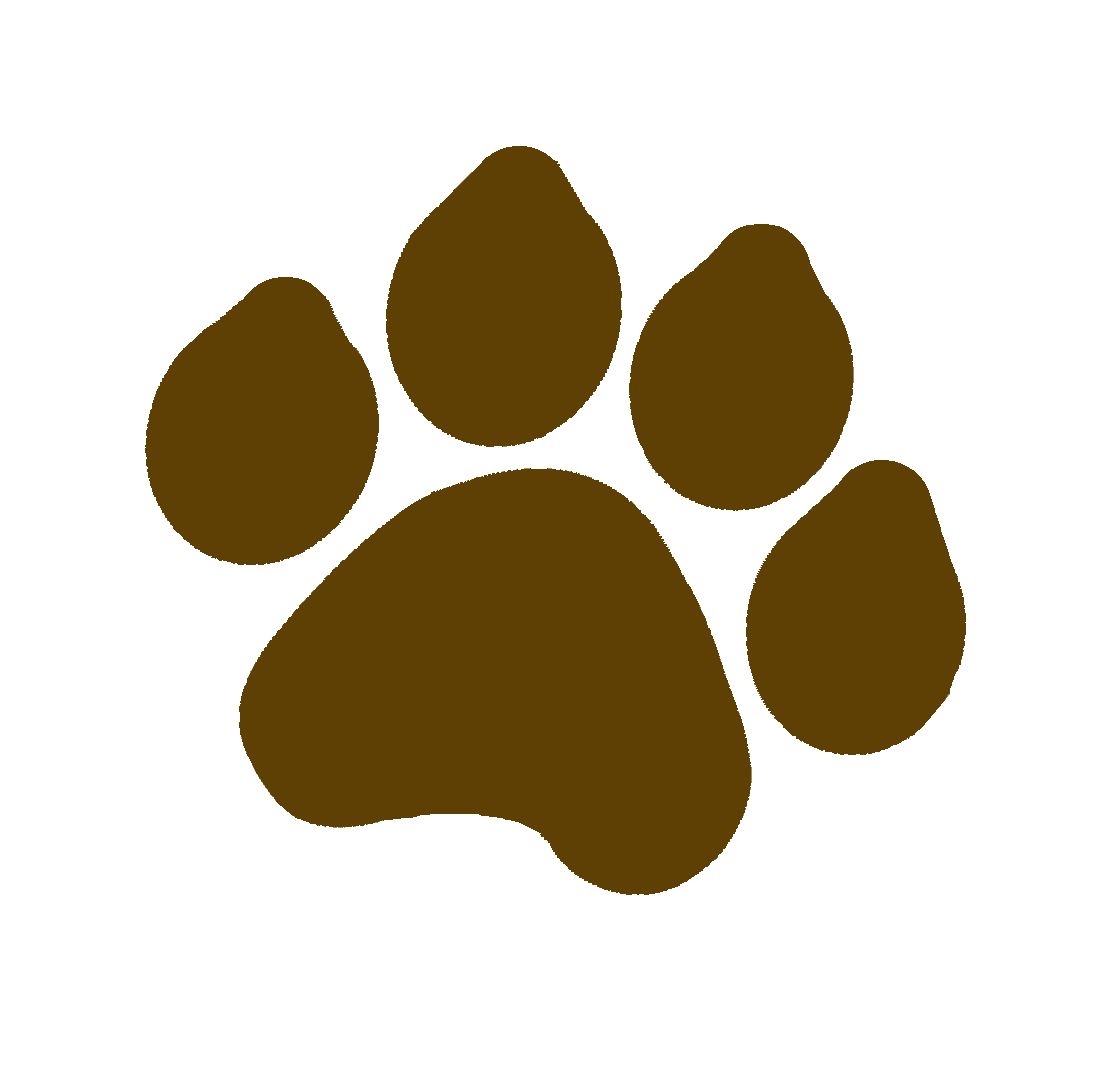 Dog Paw Cat Printing Clip art - Brown png download - 1095*1088 - Free ...