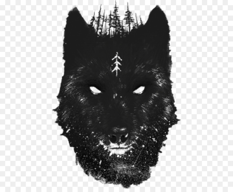 Black wolf Sleeve tattoo Drawing - Spice Wolf Illustrations png download - 500*729 - Free Transparent Wolf png Download. - Clip Art Library