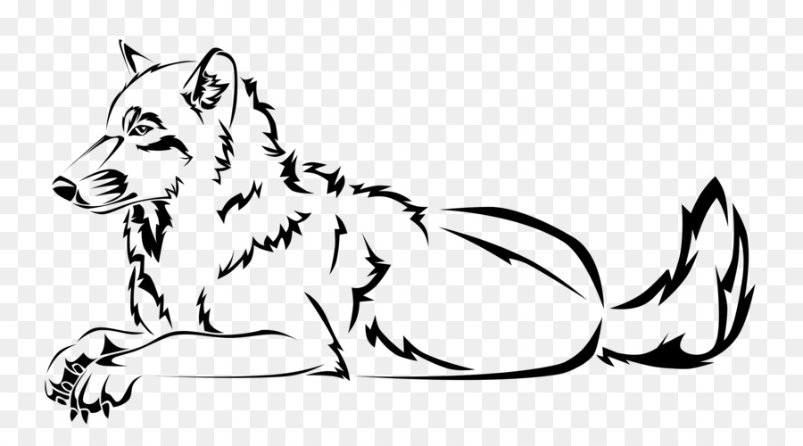 Dog Whiskers Wolf Walking Red fox Tattoo - Dog png download - 900*500 - Free Transparent Dog png Download.