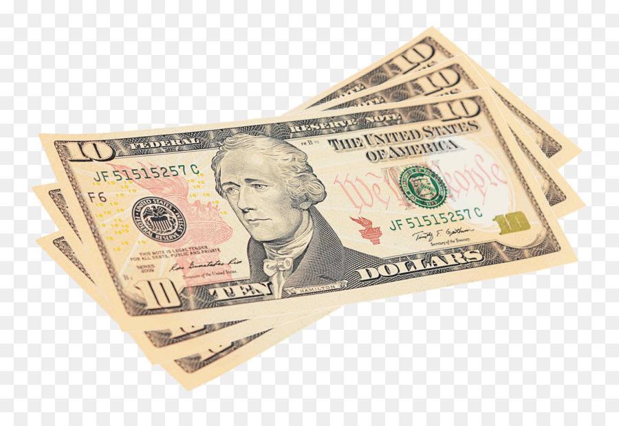 Money United States Dollar United States ten-dollar bill Cash Banknote - hundred dollar bills png download - 1370*914 - Free Transparent Money png Download.