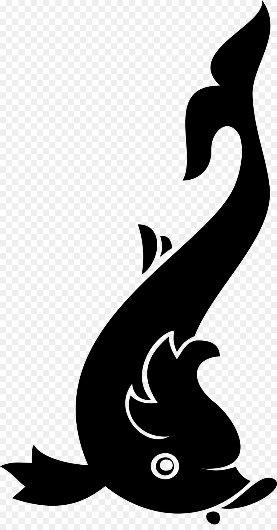 Marine mammal Silhouette Dolphin Clip art - Silhouette png download - 1269*2400 - Free Transparent Marine Mammal png Download.