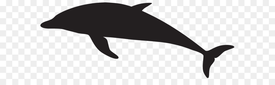 Dolphin Silhouette Clip art - Dolphin Silhouette PNG Clip Art Image png download - 8000*3210 - Free Transparent Porpoise png Download.