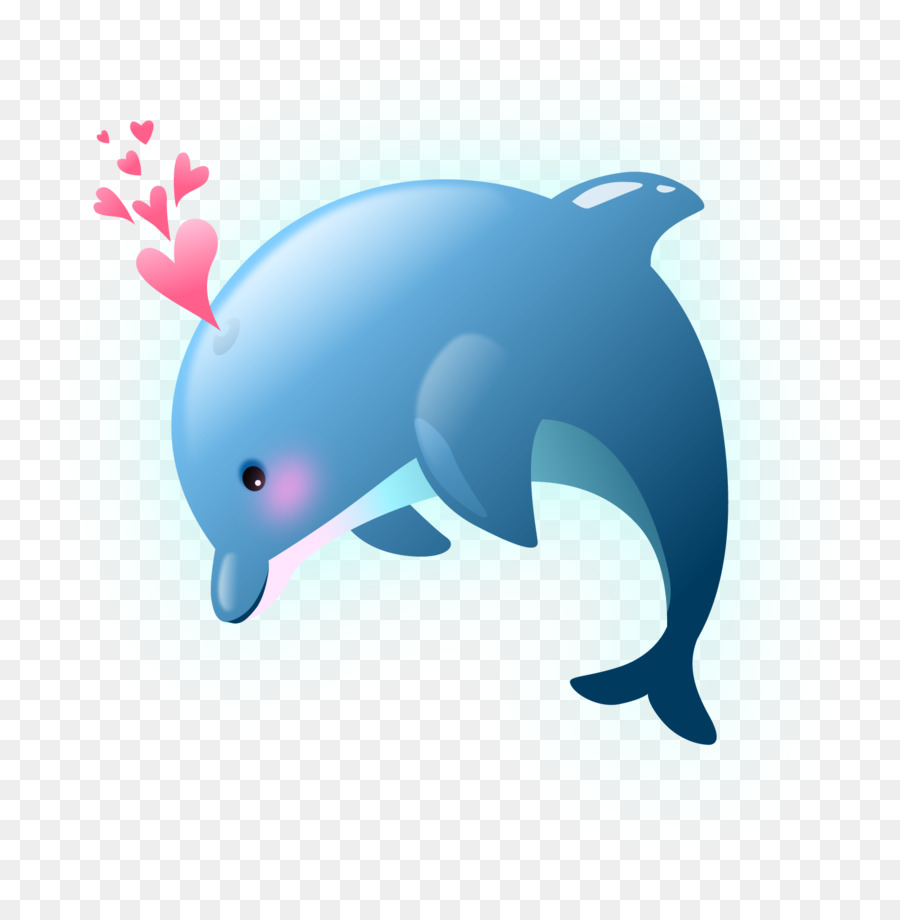 Dolphin Valentines Day Clip art - Vector dolphin png download - 1600*1631 - Free Transparent Dolphin png Download.