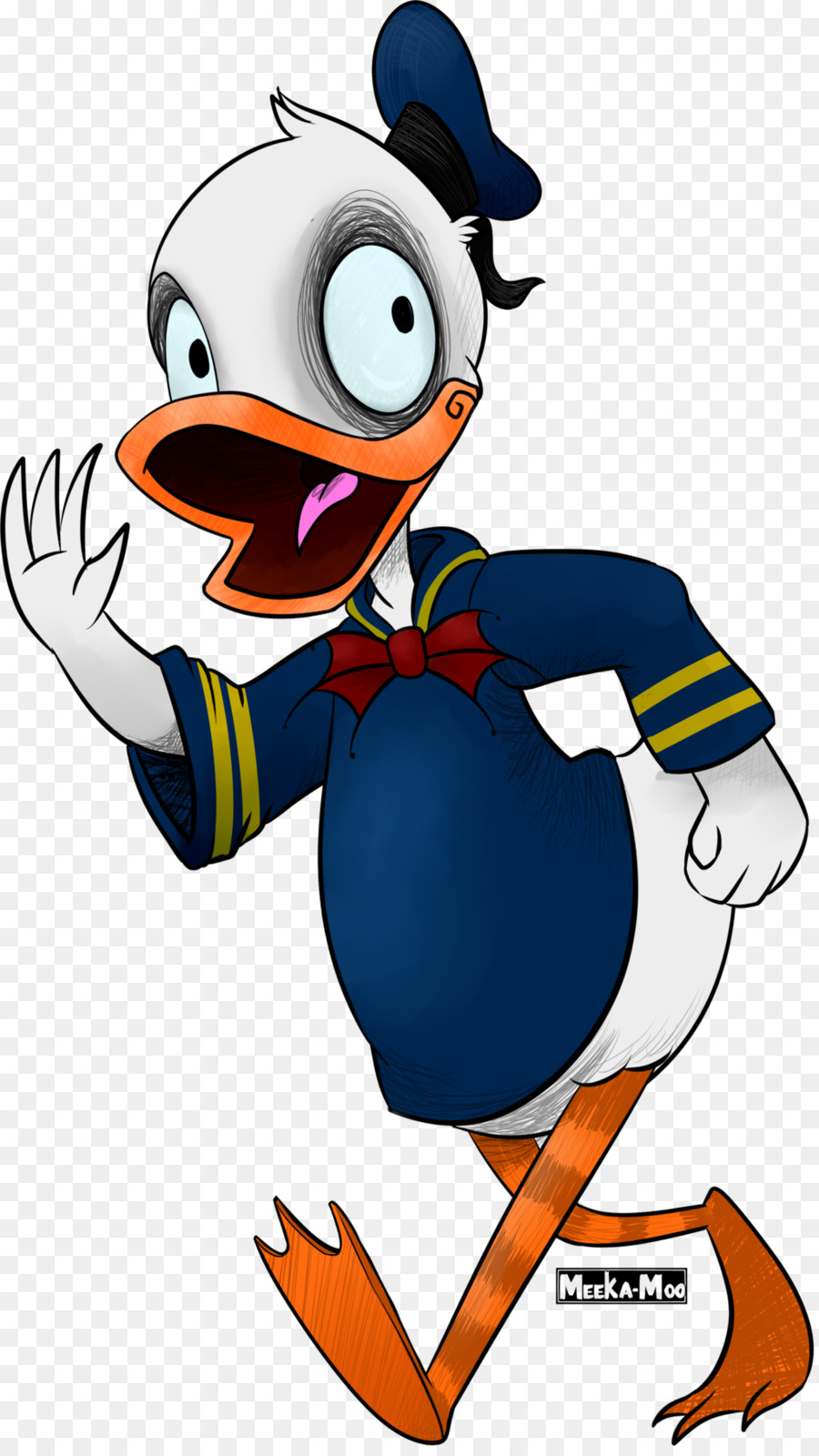 Donald Duck PNG transparent image download, size: 245x341px