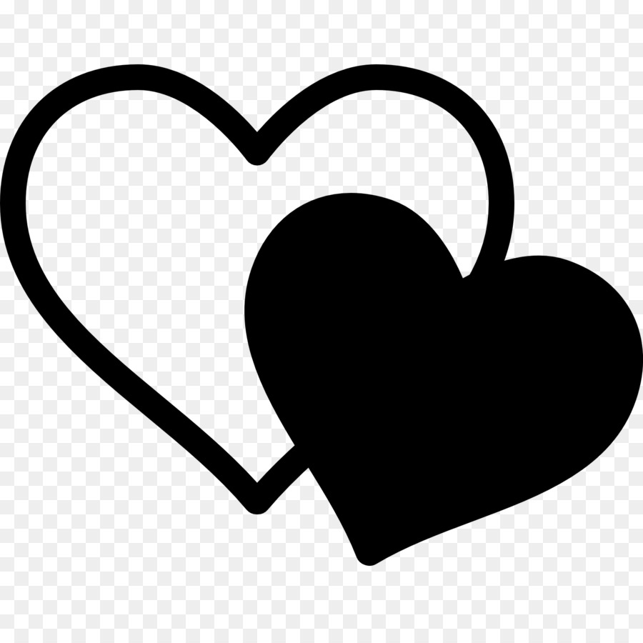 Computer Icons Tinder Dating Clip art - double hearts png download - 1600*1600 - Free Transparent  png Download.
