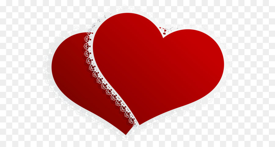 Heart Clip art - Valentine Double Hearts Decor PNG Clipart Picture png download - 2253*1641 - Free Transparent  png Download.