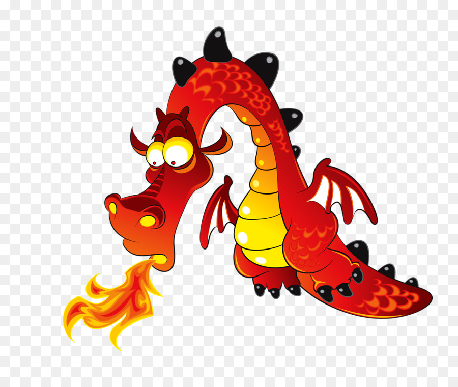 Dragon Royalty-free Fire breathing Illustration - Red Dinosaur png download - 800*750 - Free Transparent Dragon png Download.
