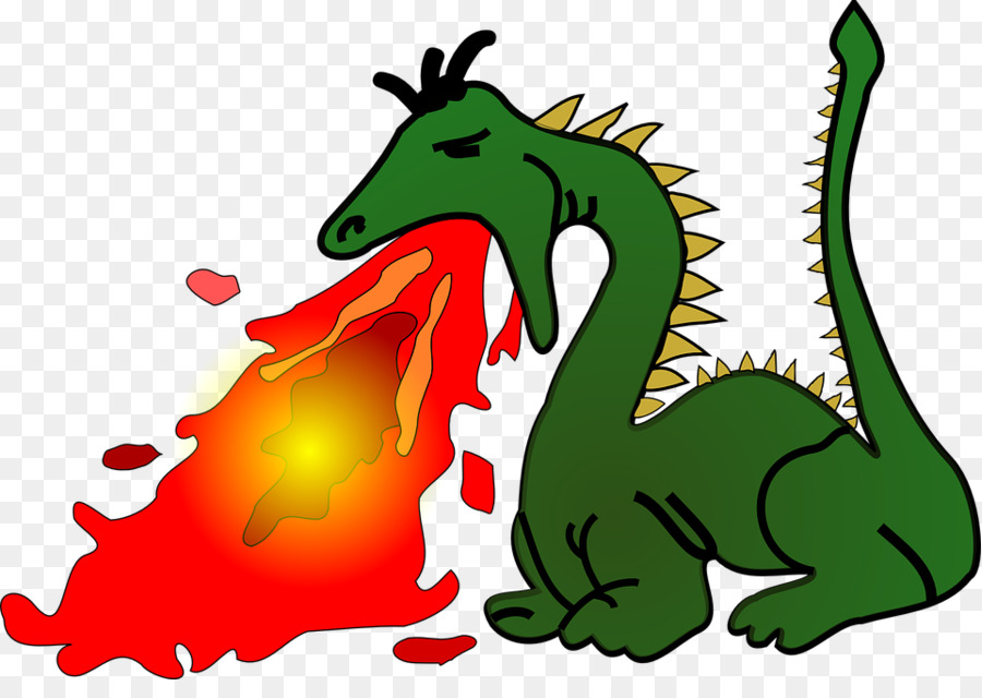 Fire breathing Dragon Clip art - Abstract art green dragon spitting fire png download - 960*665 - Free Transparent Fire Breathing png Download.