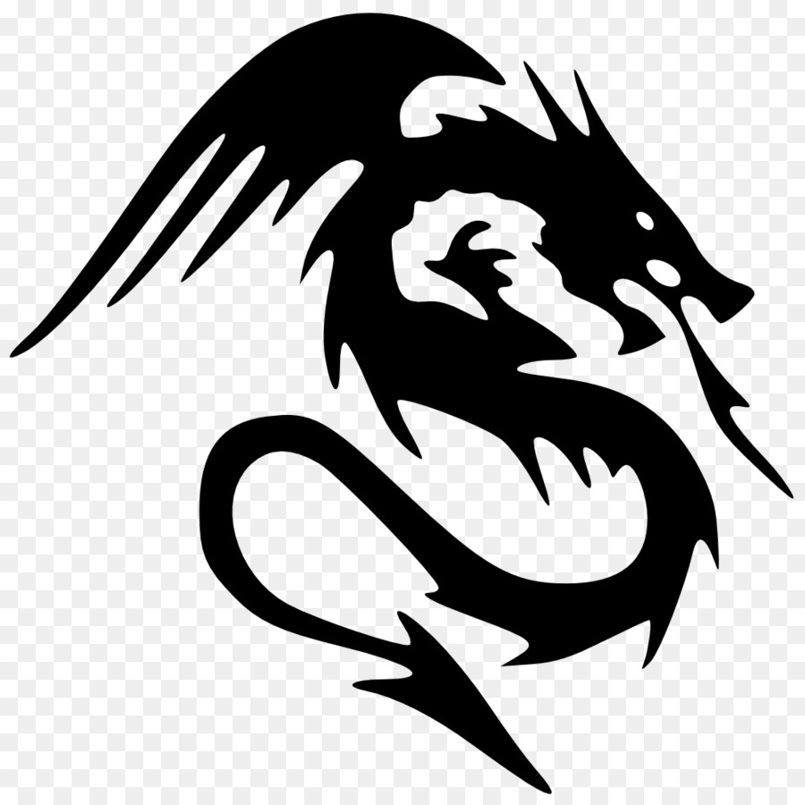Dragon Black and white Free content Clip art - Dragon Cliparts png download - 999*999 - Free Transparent Dragon png Download.