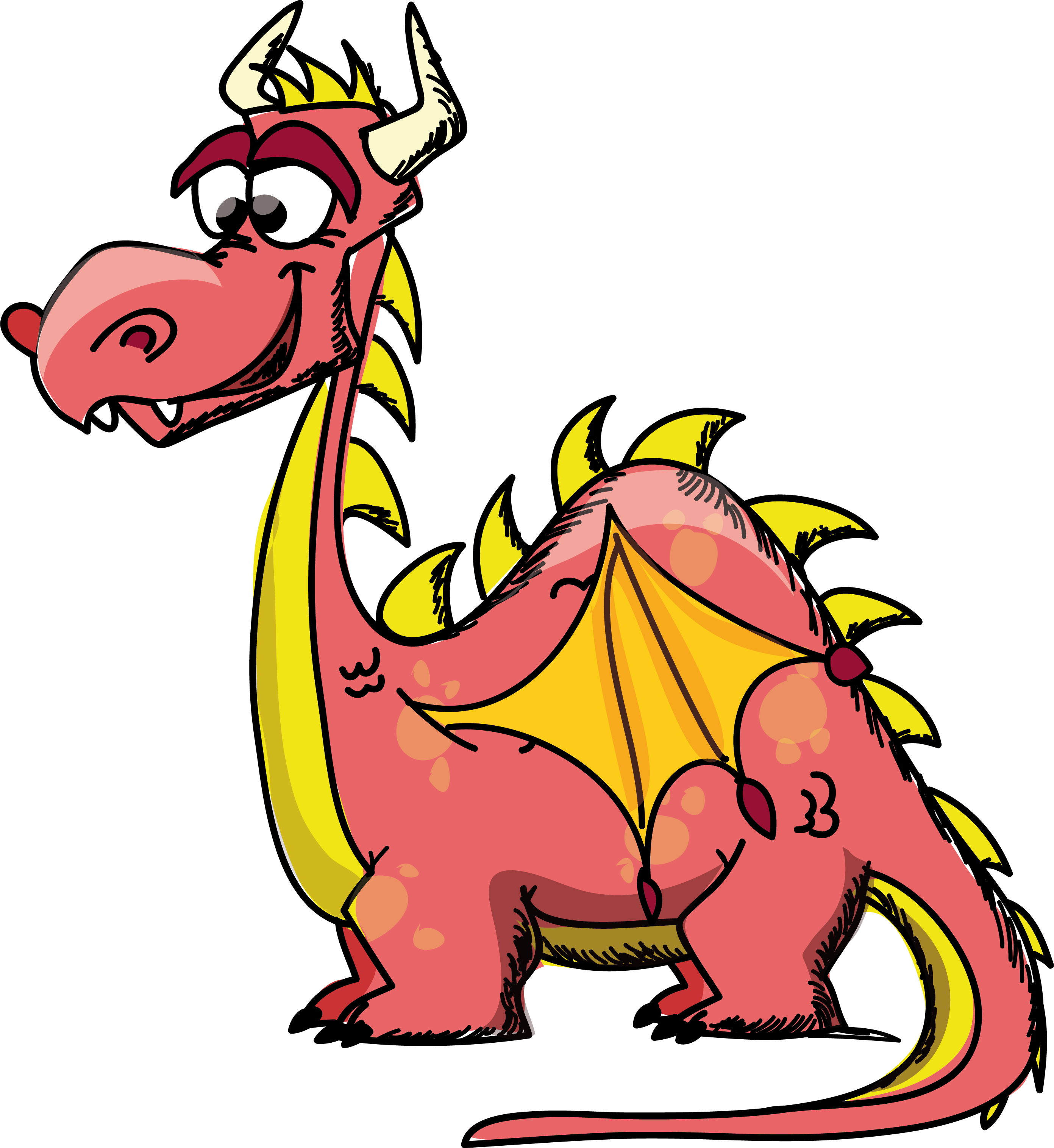 Dragon Drawing Clip art - dragon clipart png download - 2783*3031 ...