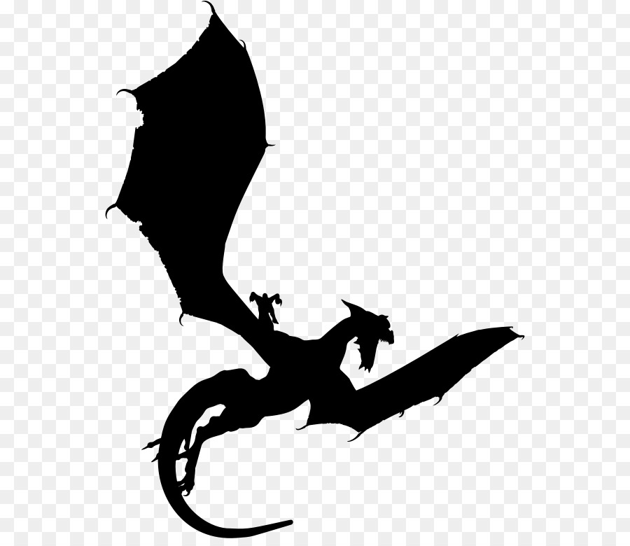 Free Dragon Flying Silhouette, Download Free Dragon Flying Silhouette ...
