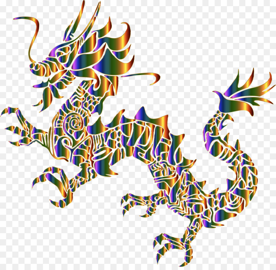 Chinese dragon Silhouette Clip art - dragon png download - 2279*2204 - Free Transparent Dragon png Download.