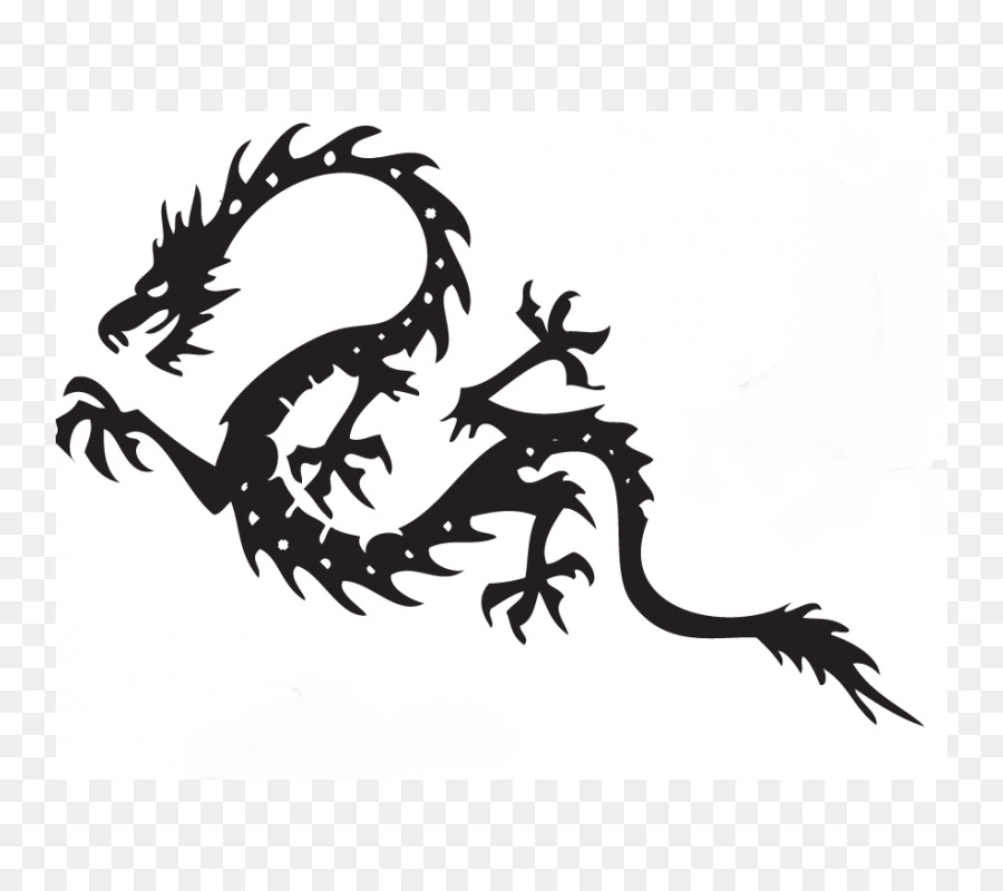 Dragon Silhouette Printable