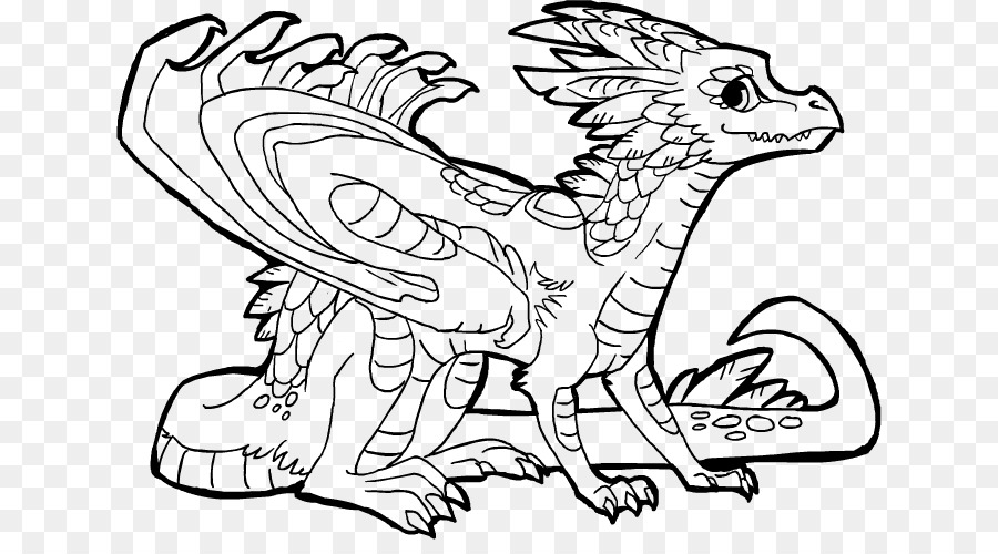Line art Drawing DeviantArt Dragon - dragon png download - 690*487 - Free Transparent Line Art png Download.