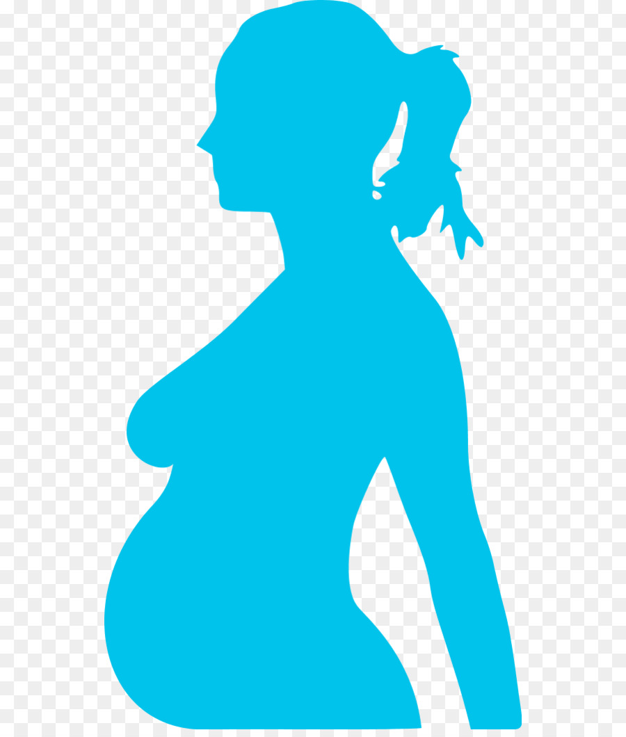 Pregnancy Silhouette Clip art - Cartoon Pregnant Woman png download - 600*1049 - Free Transparent Pregnancy png Download.