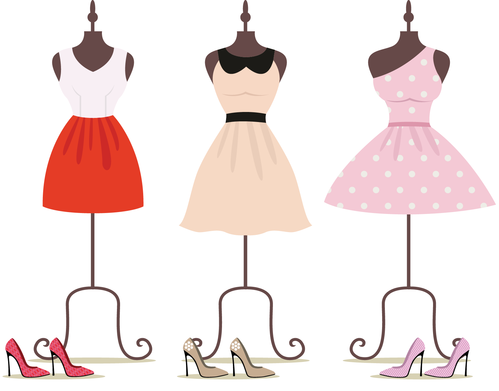 Dress Clothing Royalty-free Clip art - Women's mannequin display png ...