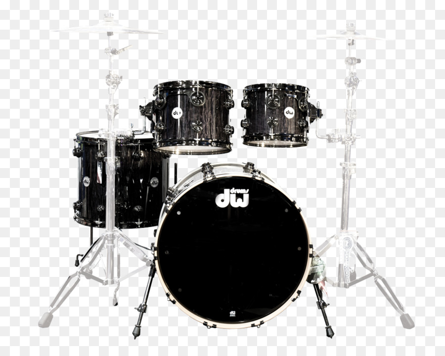 Drum Kits Bass Drums Timbales Drummer - dw drums black png download - 1000*800 - Free Transparent Drum Kits png Download.