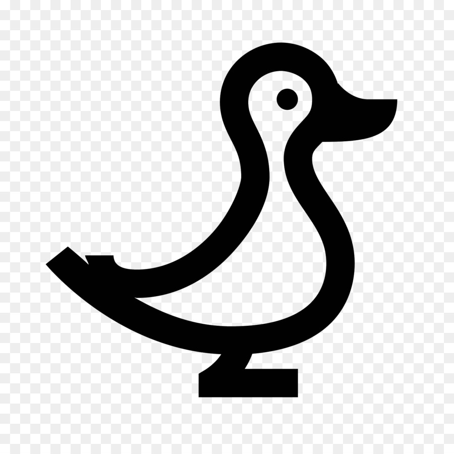 Duck Computer Icons Clip art - lonely goose png download - 1600*1600 - Free Transparent Duck png Download.