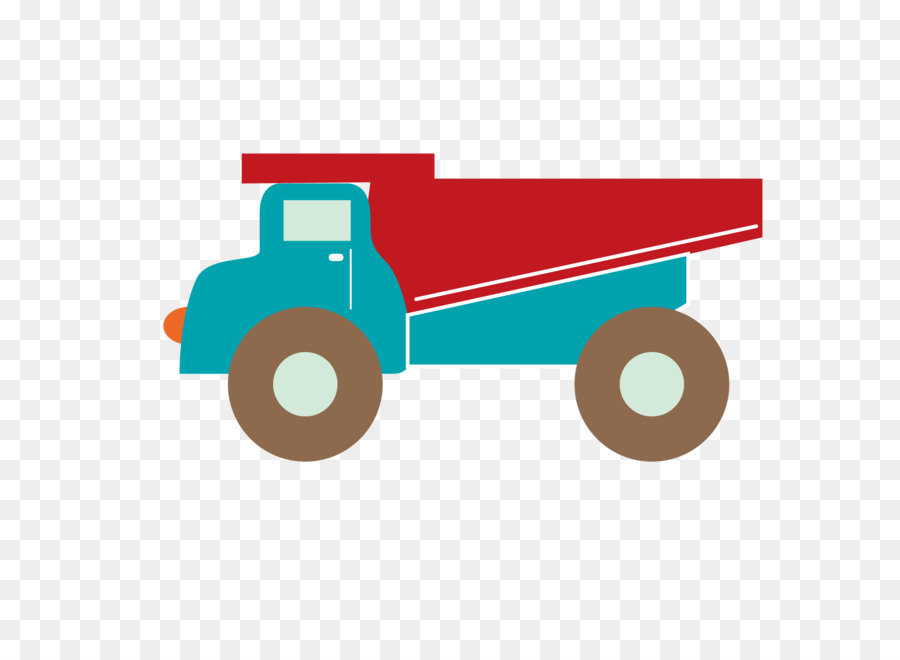 Vector Cartoon Dump Truck Flat Truck png download - 1501*1501 - Free Transparent Car ai,png Download.