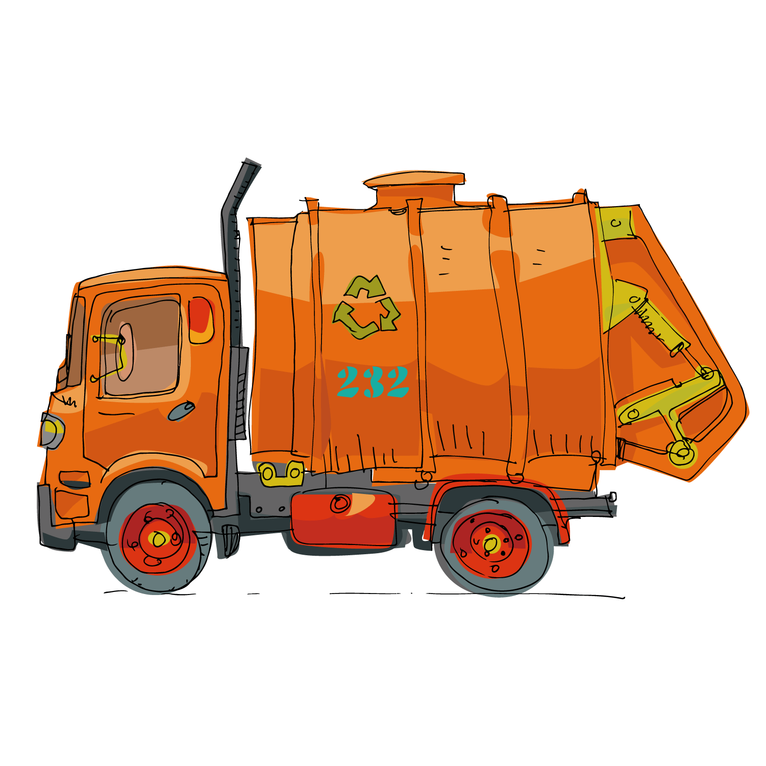Собирающие мусоровозы. Мусоровоз Garbage. Мусоровоз вид сбоку фон прозрачный. Мусоровоз Truck Garbage оранжевый. Мусорная машина для детей.