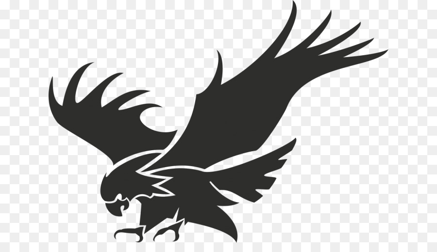 Logo Stencil - Eagle silhouette png download - 700*501 - Free Transparent Logo png Download.