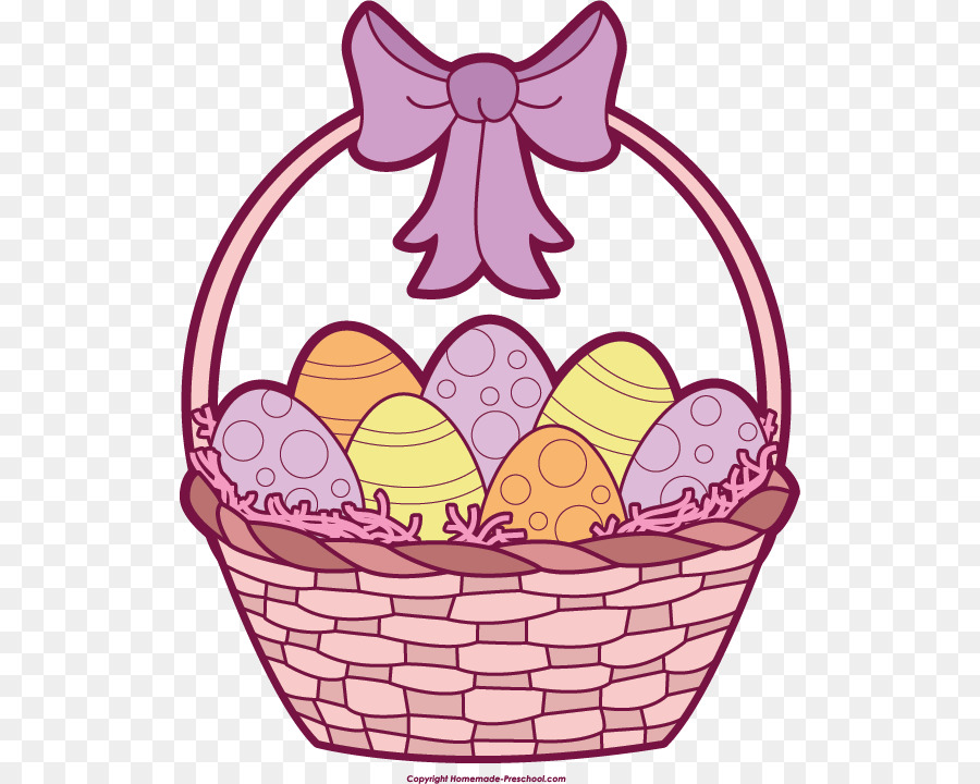 Easter basket Clip art - easter basket png download - 571*720 - Free Transparent Easter Basket png Download.