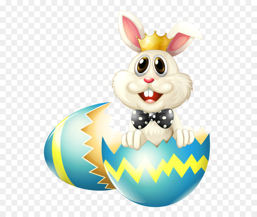 Easter Clip art - Easter Bunny with Crown PNG Clipart Picture png download - 4712*5428 - Free Transparent Easter Bunny png Download.
