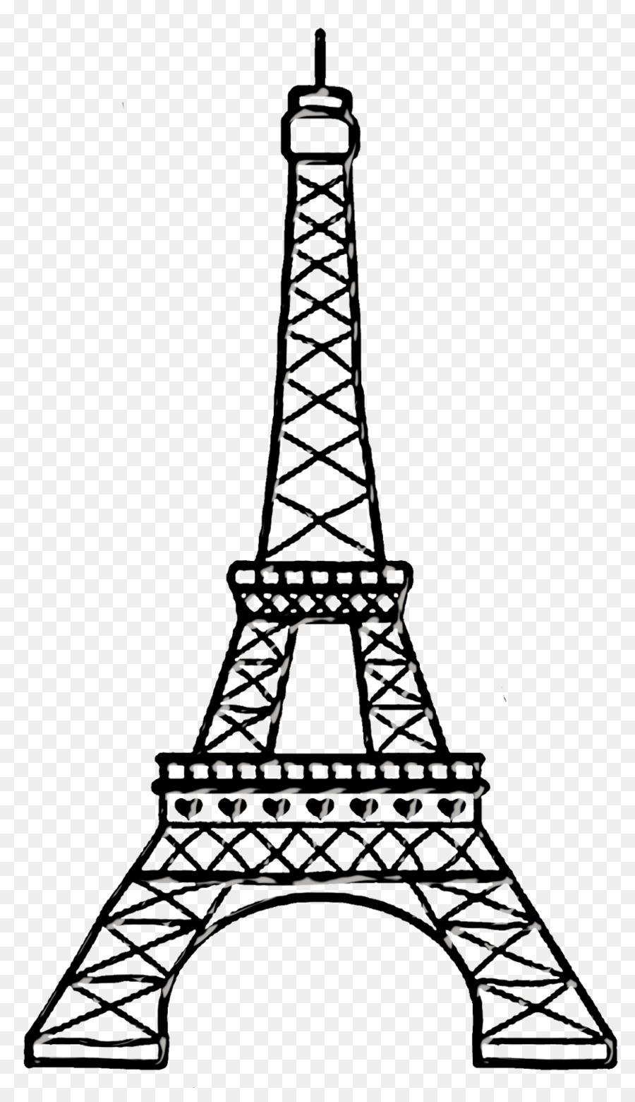 Eiffel Tower Paper Drawing Clip art - eiffel png download - 935*1600 - Free Transparent Eiffel Tower png Download.