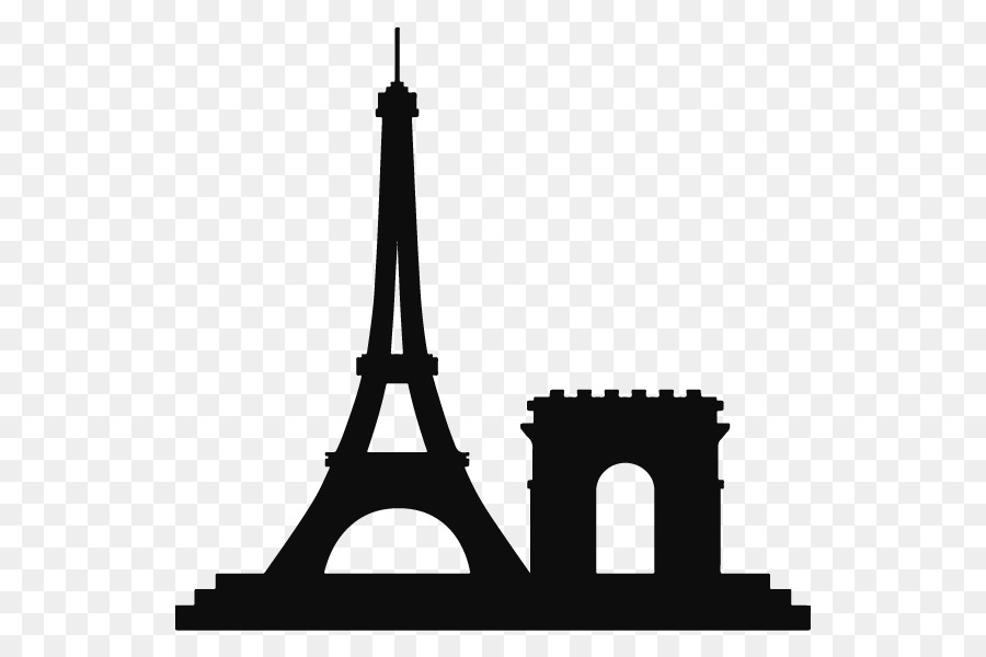 Eiffel Tower Landmark Drawing - arc de triomphe png download - 600*600 - Free Transparent Eiffel Tower png Download.