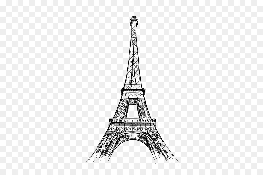 Eiffel Tower Drawing Vector graphics Sketch Illustration - observatoire png download - 598*595 - Free Transparent Eiffel Tower png Download.