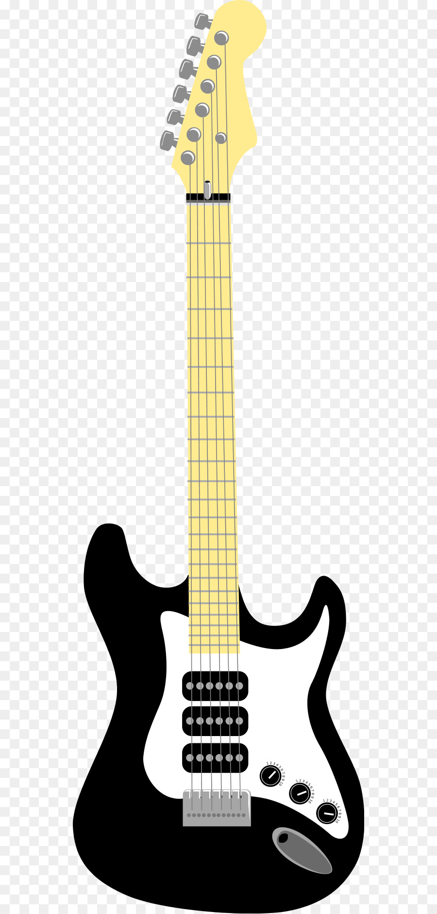 Fender Stratocaster Gibson Les Paul Electric guitar Clip art - Guitar ...