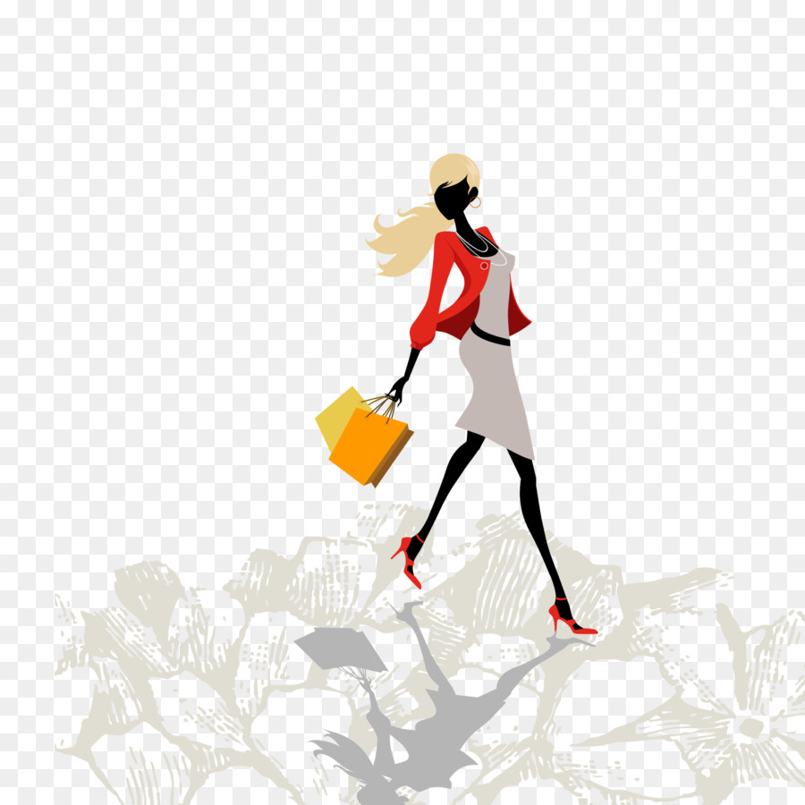 Fashion Euclidean vector Illustration - Fashion elegant woman png download - 1500*1500 - Free Transparent Fashion png Download.