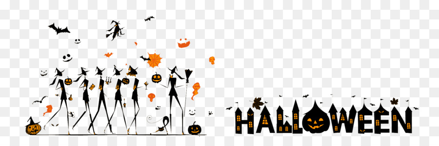 Halloween Silhouette Poster Banner - Halloween elegant woman png download - 1920*600 - Free Transparent Halloween  png Download.