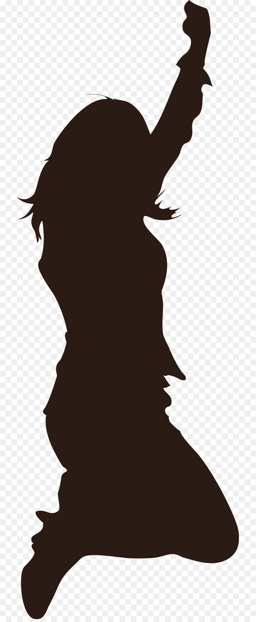 Silhouette Drawing Portrait Fit For You Exeter - woman jumping png download - 781*2170 - Free Transparent Silhouette png Download.