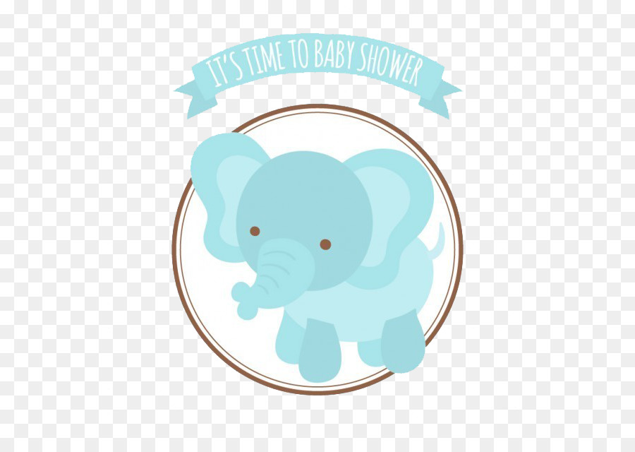 African bush elephant Infant Elephantidae Baby shower - Baby shower cards and blue elephant png download - 626*626 - Free Transparent African Bush Elephant png Download.
