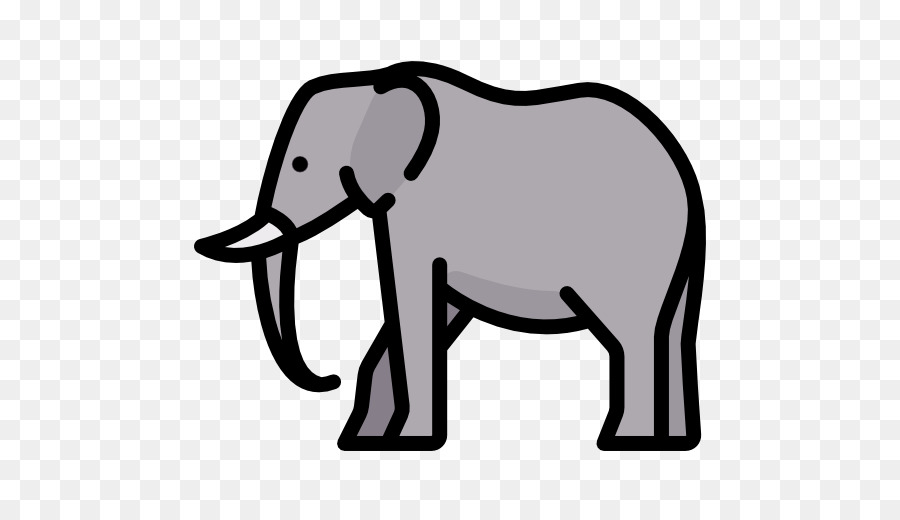 Indian elephant African elephant Computer Icons Clip art - elefante vector png download - 512*512 - Free Transparent Indian Elephant png Download.