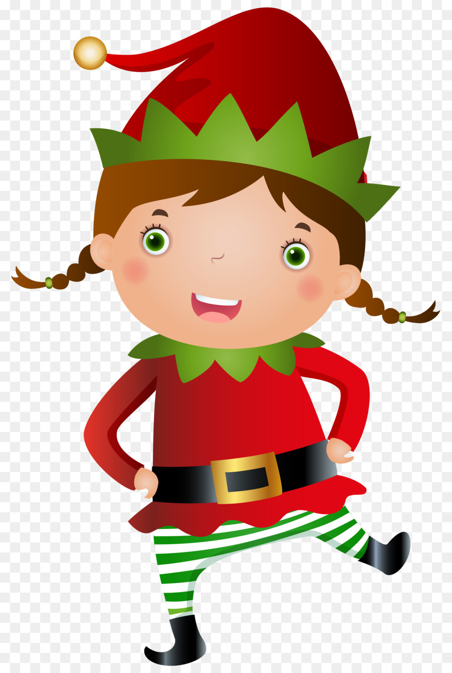 Santa Claus Christmas elf Clip art - Summer Elf Cliparts png download - 4882*7262 - Free Transparent  png Download.