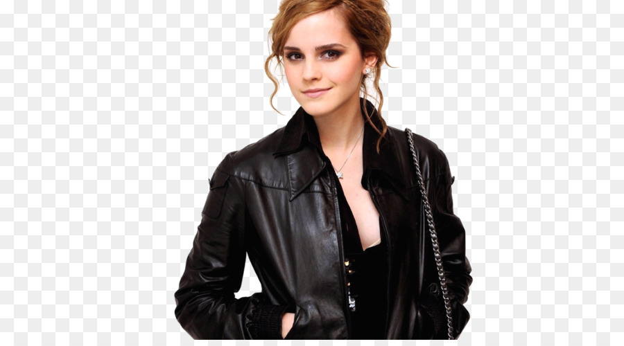 Emma Watson Leather jacket Coat - emma watson png download - 1200*655 - Free Transparent  png Download.