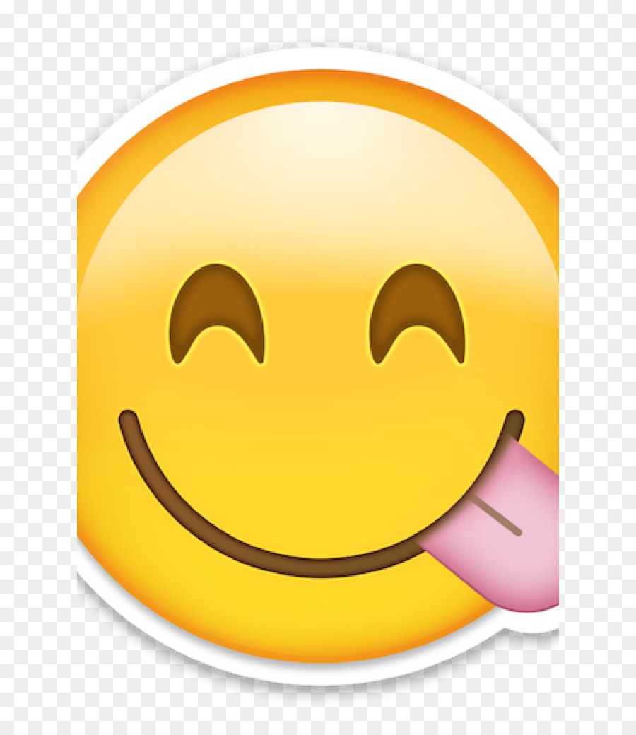 Emoji Emoticon Tongue Smiley Sticker - Emoji png download - 682*1024 - Free Transparent Emoji png Download.