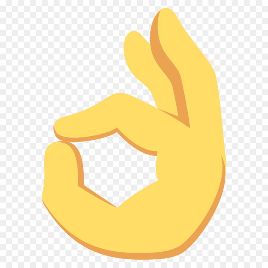 Emojipedia OK Hand Meaning - hand emoji png download - 1024*1024 - Free Transparent Emoji png Download.