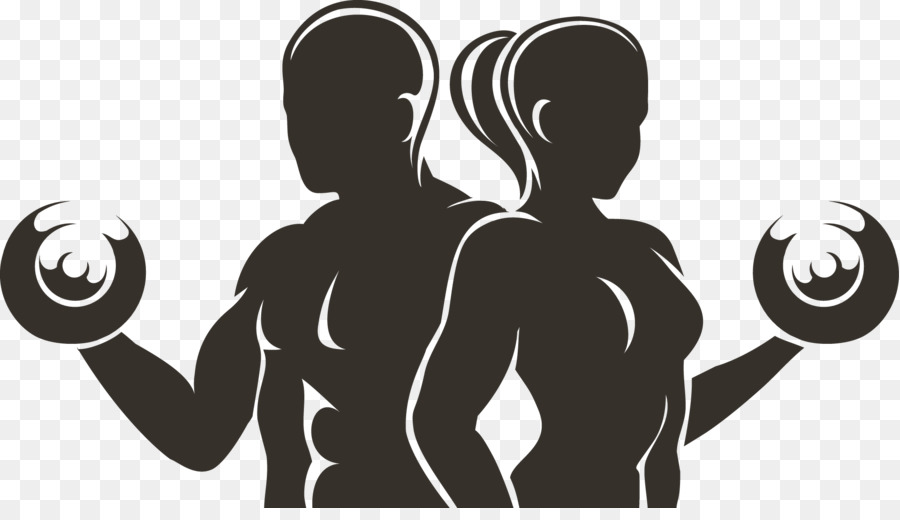 Physical fitness Fitness Centre Physical exercise - Silhouette figures png download - 1917*1083 - Free Transparent  Physical Fitness png Download.
