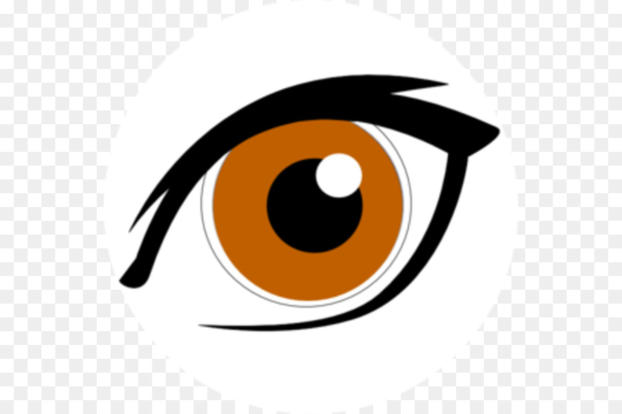 Googly eyes Brown Clip art - Eye Liner Cliparts png download - 600*600 - Free Transparent Eye png Download.
